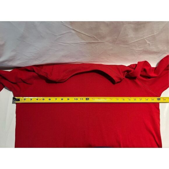 Rafaela Women’s Plus Size 3/4 Sleeve Pull Over Shirt Red in Color Size 2X - Picture 6 of 8